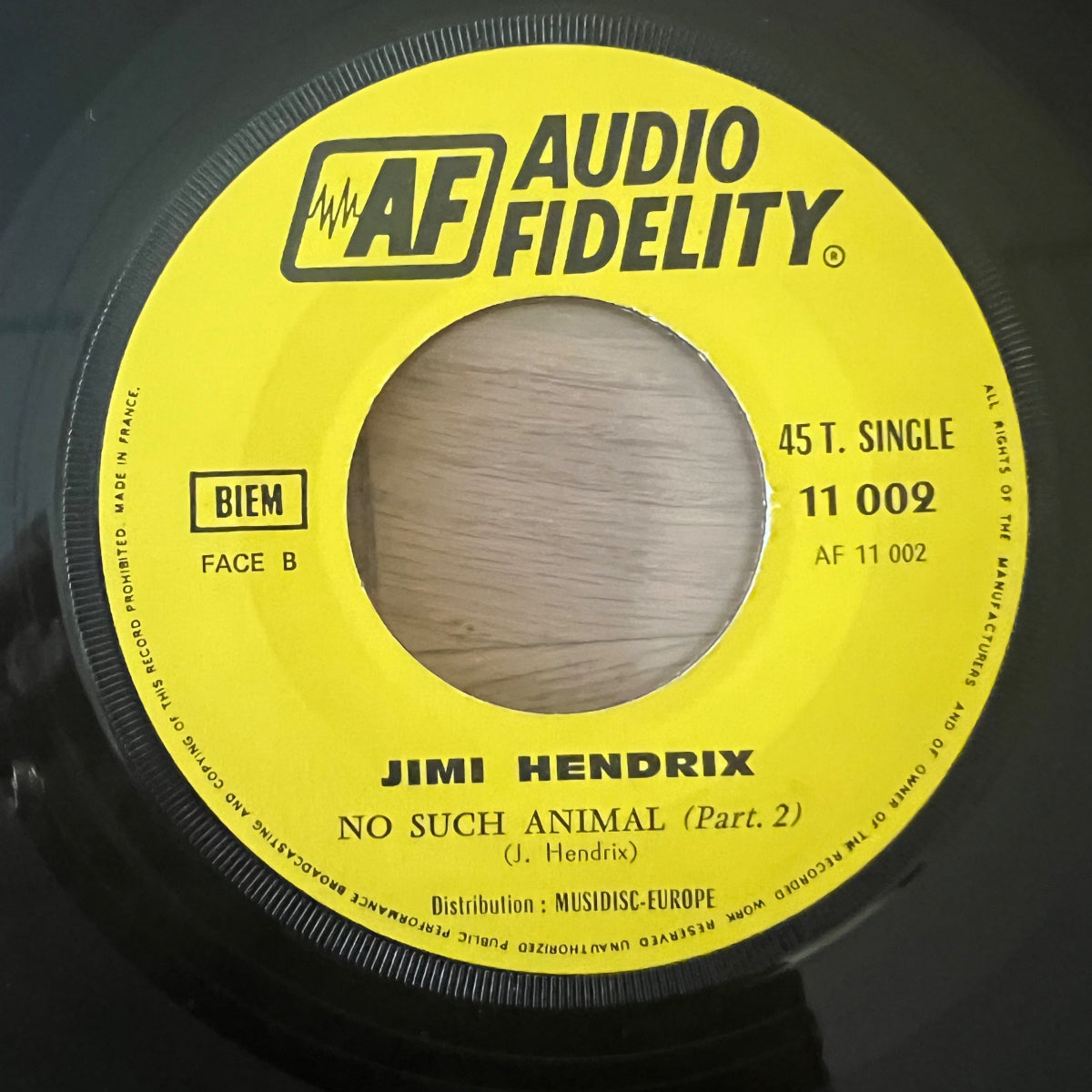 Jimi Hendrix - No Such Animal / 1. France-Press. 1970 - (VG+/VG+)