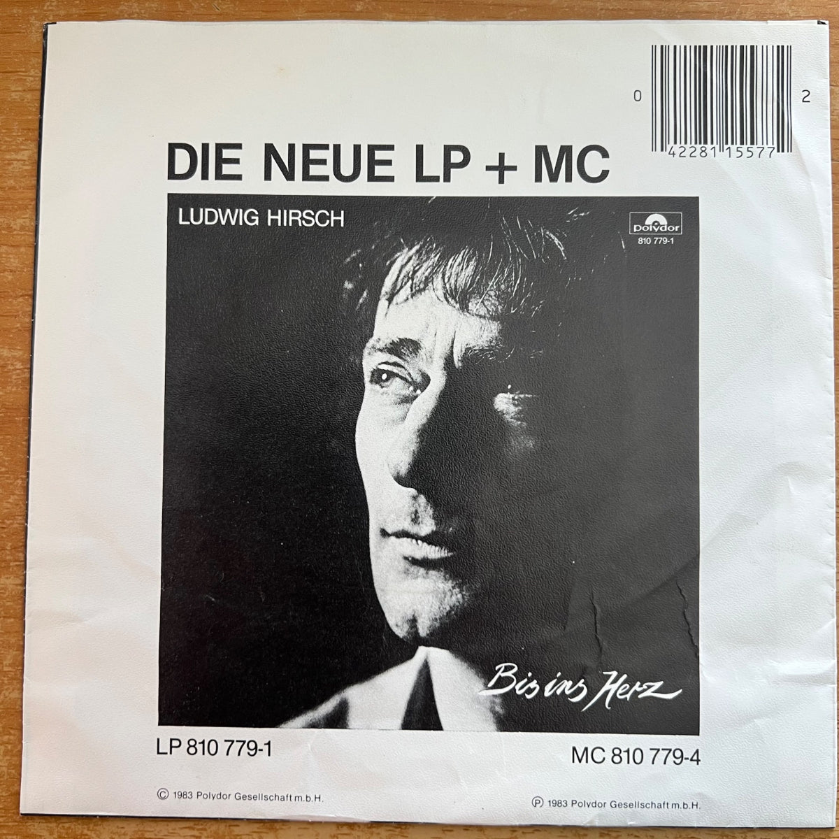 Ludwig Hirsch - Gel', Du magst Mi / 1. Austria-Press. 1983 - (M-/VG++)