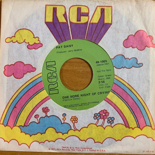 Pat Daisy - Are You Really Leaving, Baby / US-Promo 1973 - (M-/VG+)