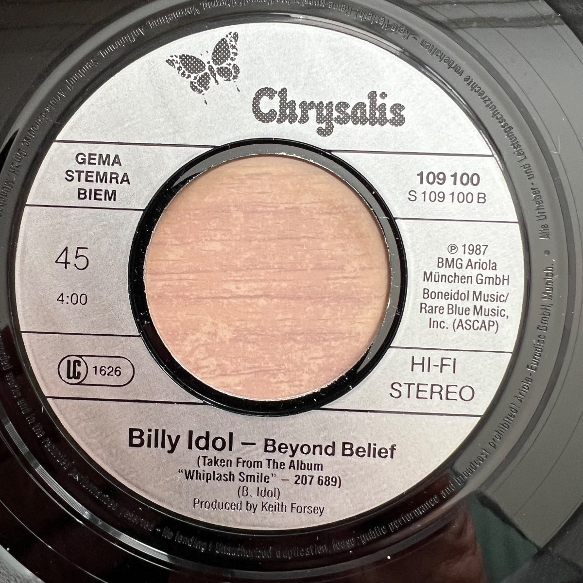 Billy Idol - Sweet Sixteen / 1st German Pressing 1987 - (M-/M-)
