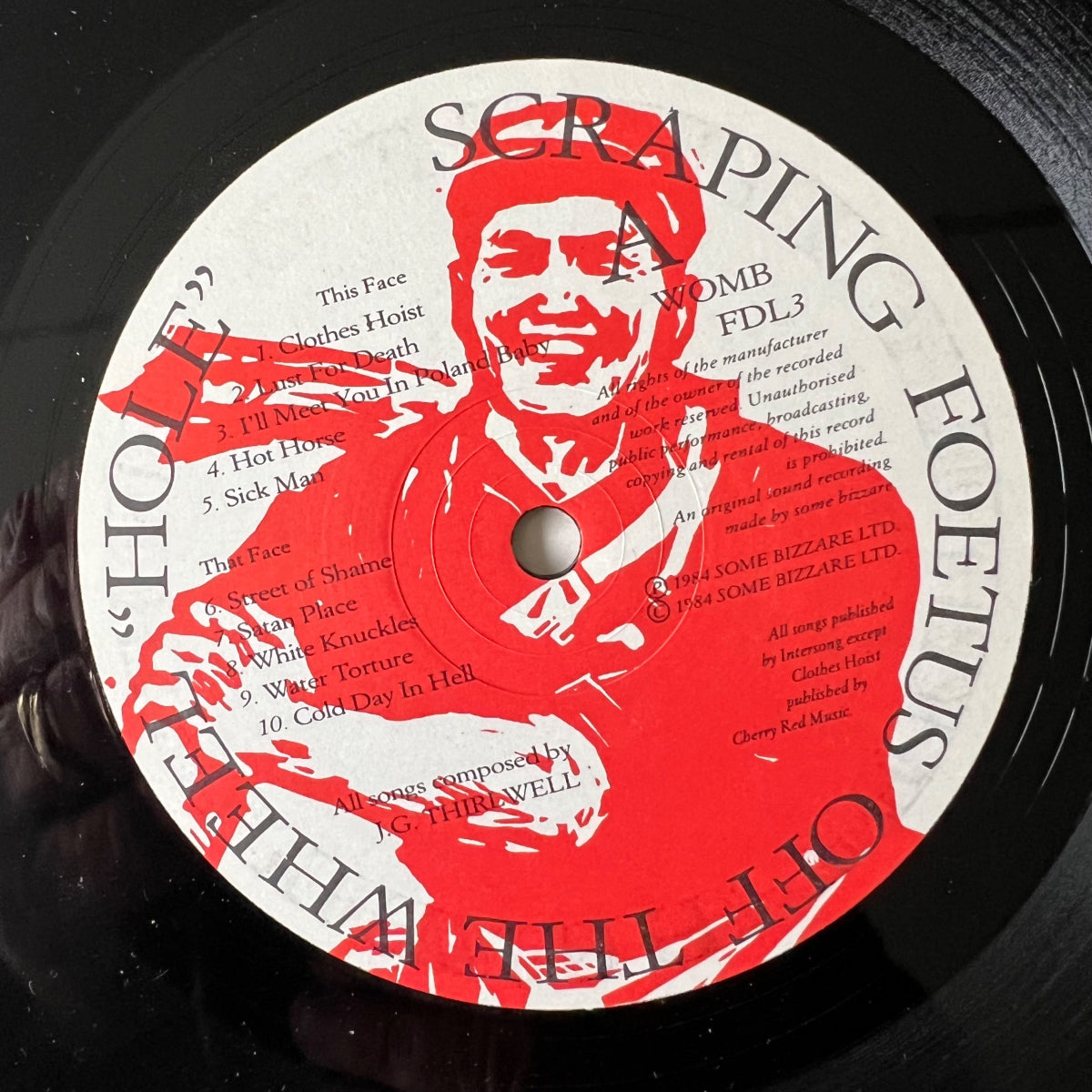 Scraping Foetus Off The Wheel - Hole / 1. UK-Press. 1984 - (M-/M-)
