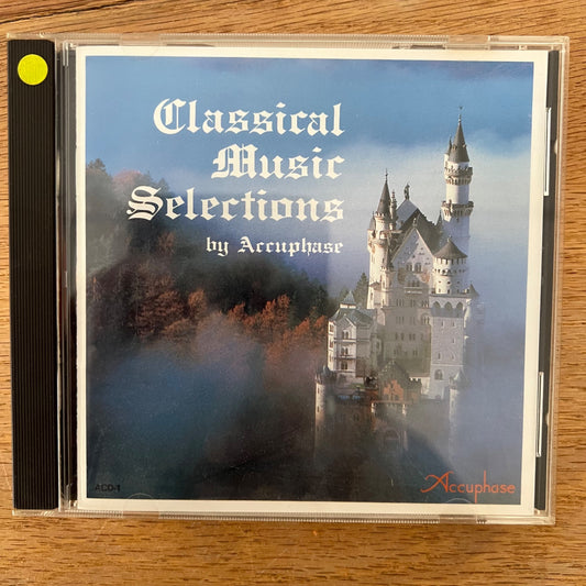 Various - Classical Music Selections By Accuphase / CD - 1. Japan-Press. 1990 - 24k Gold CD - (M-/M-)