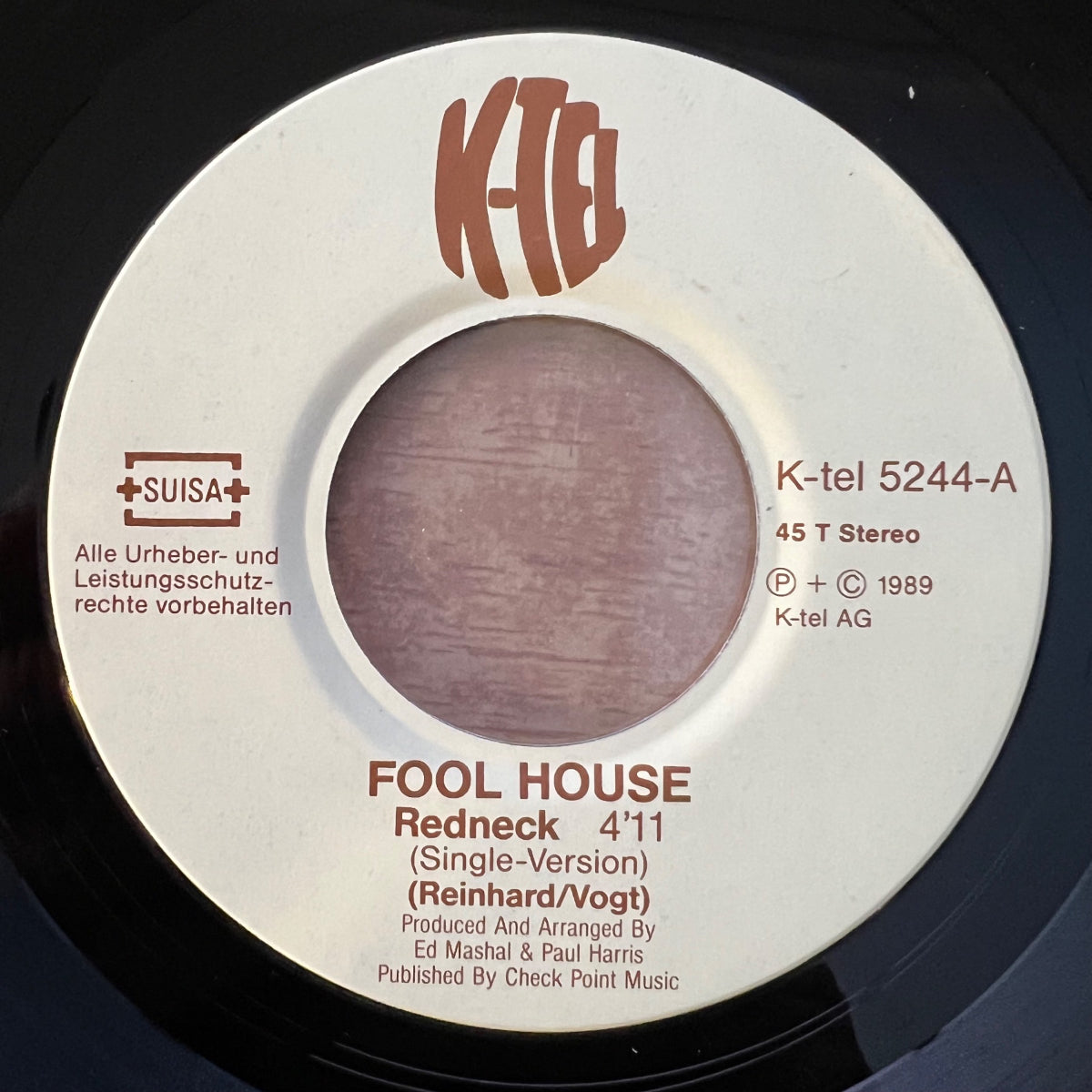 Fool House - Redneck / 1. Swiss-Press. 1989 - (M-/VG++)