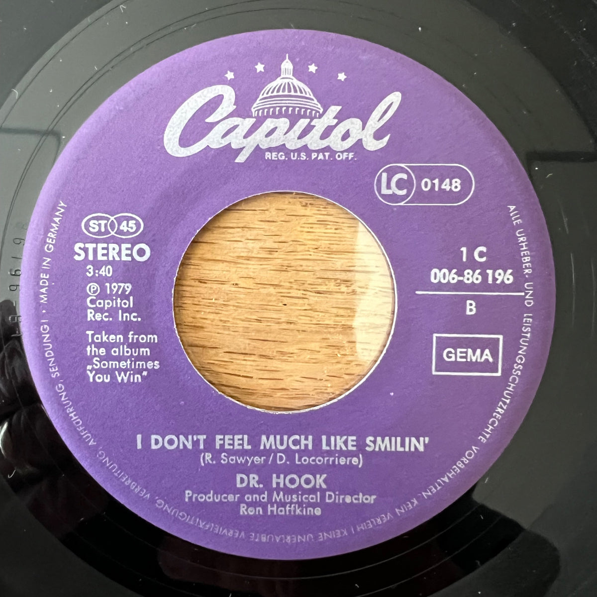 Dr. Hook - In Over My Head / 1. D-Press. 1979 - (M-/VG+)