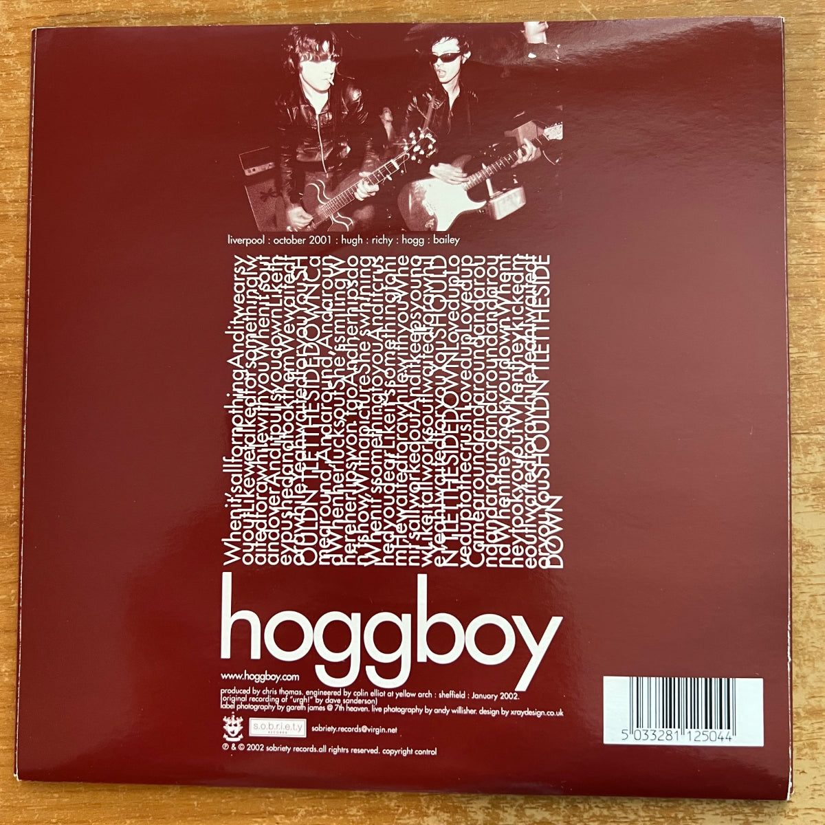 Hoggboy - Shouldn't Let The Side Down / 1. UK-Press. 2002 - (M-/M-)