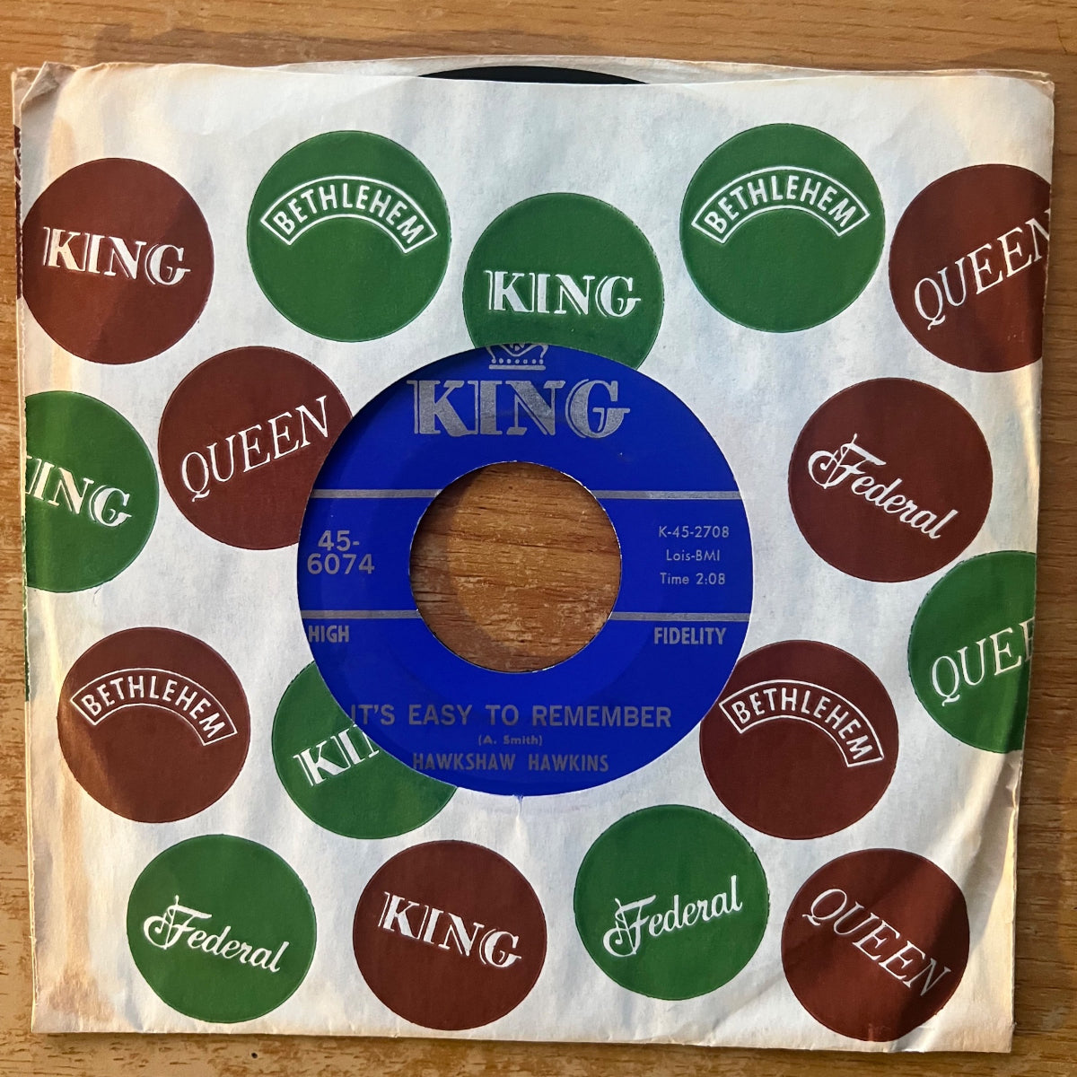 Hawkshaw Hawkins - It's Easy To Remember / 1. US-Press. 1967 - (M-/VG+)