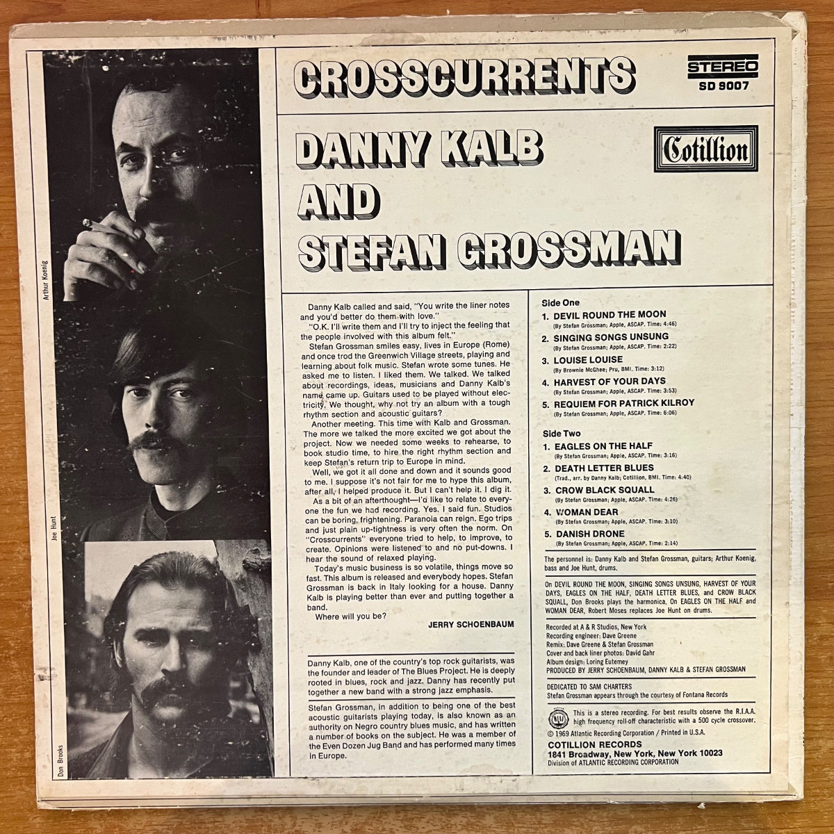 Danny Kalb & Stefan Grossman - Crosscurrents / 1. US-Press. 1969 - (M-/VG+)
