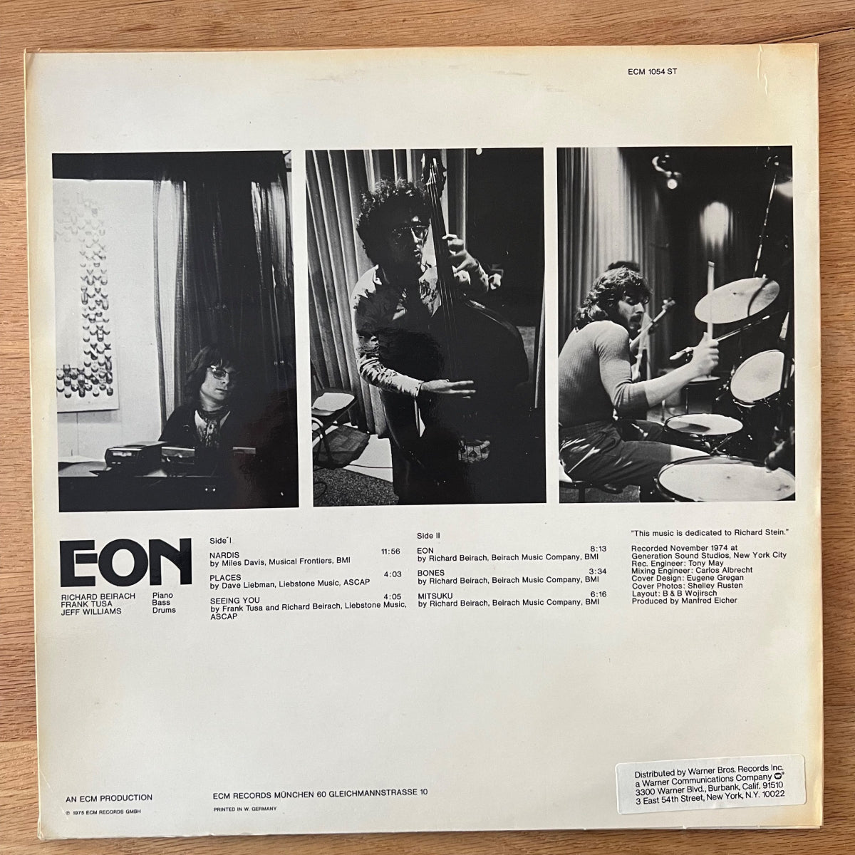 Richard Beirach -Eon / 1. D-Press. 1975 - (M-/VG++)