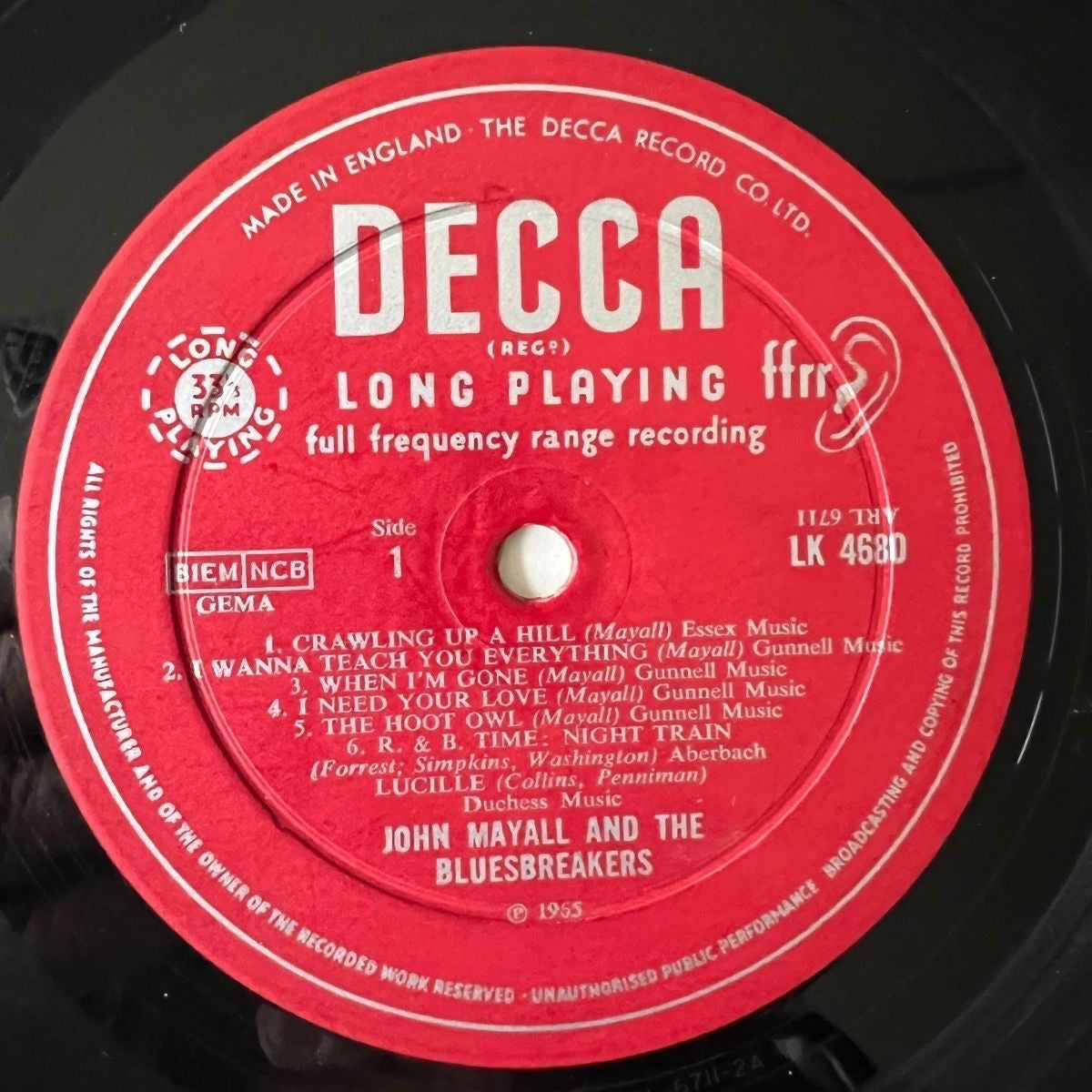 John Mayall - Plays John Mayall / UK-Press. 1967 - (VG++/VG+)