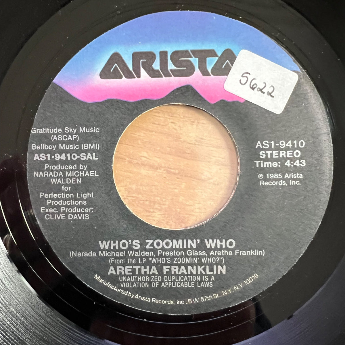 Aretha Franklin - Who's Zoomin' Who / 1. US-Press. 1985 - (M-/M-)