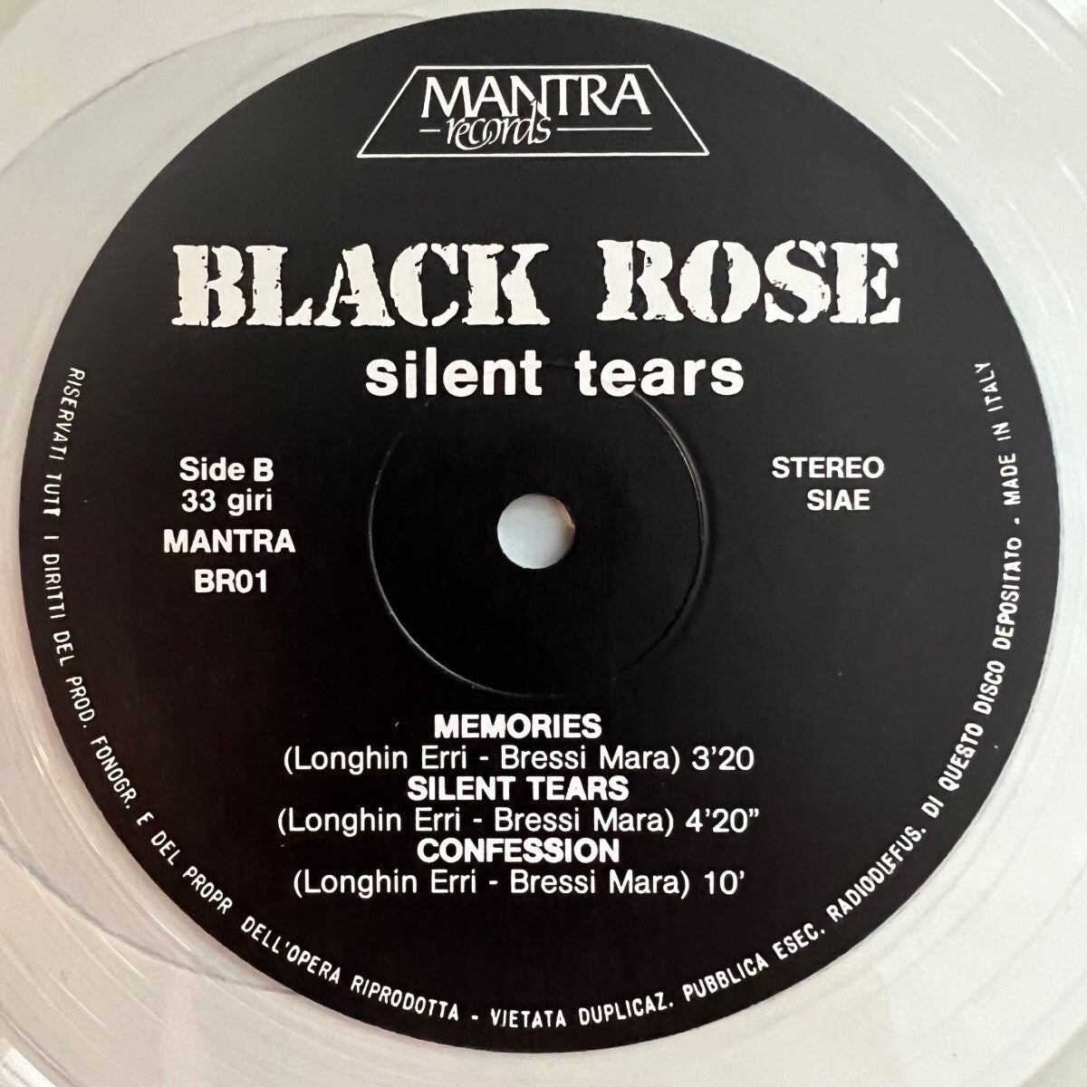 Black Rose - Silent Tears / 1. Italy-Press. 1989 - (M-/M-)