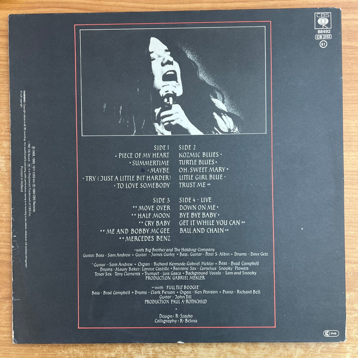 Janis Joplin - Anthology / 2 LP - 1. NL-Press. 1980 - (M-/VG++)