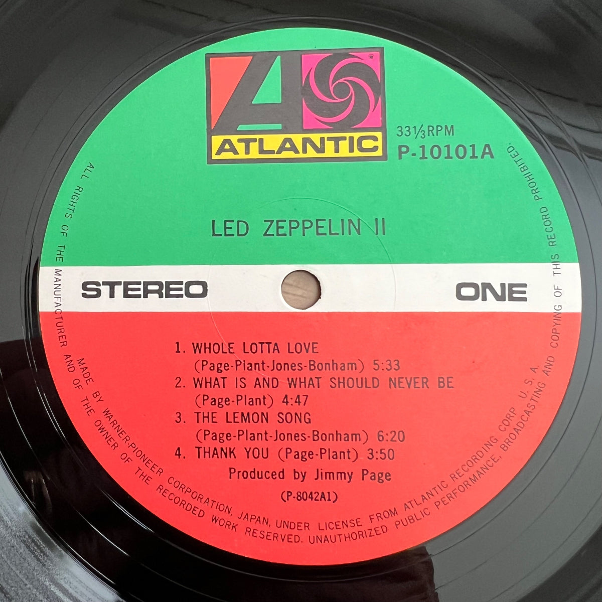 Led Zeppelin - II / Japan-Press. 1976 - Incl. Poster - (M-/M-)