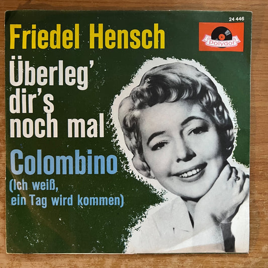 Friedel Hensch - Think Again / 1st press. 1961 - (VG+/VG++)