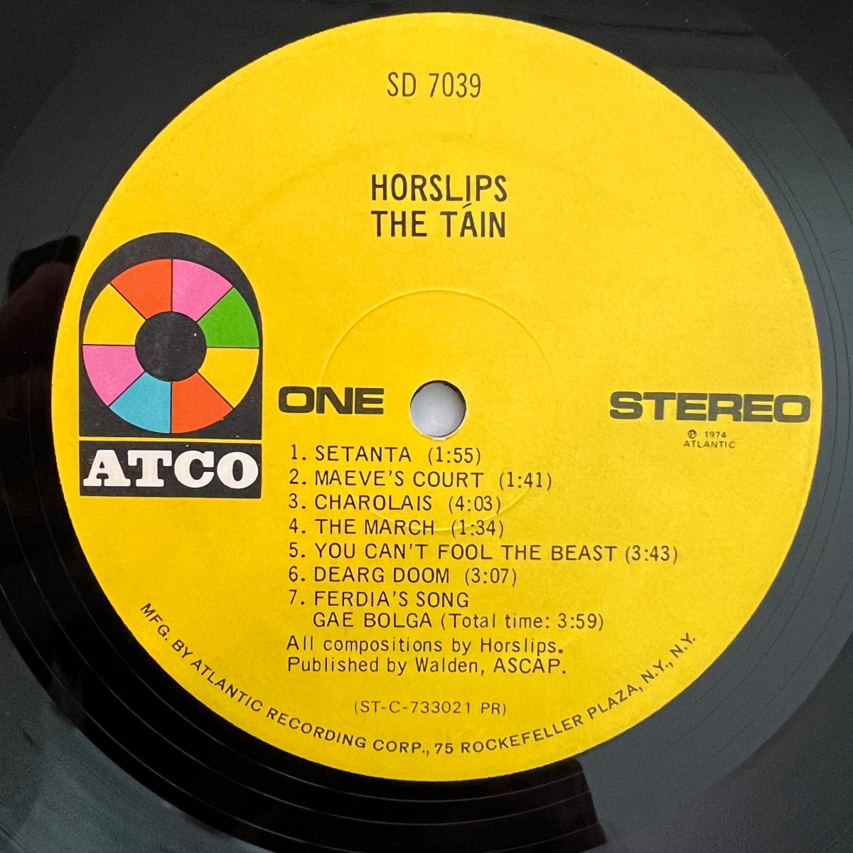 Horslips - The Táin / 1. US-Press. 1974 - (VG+/VG+)