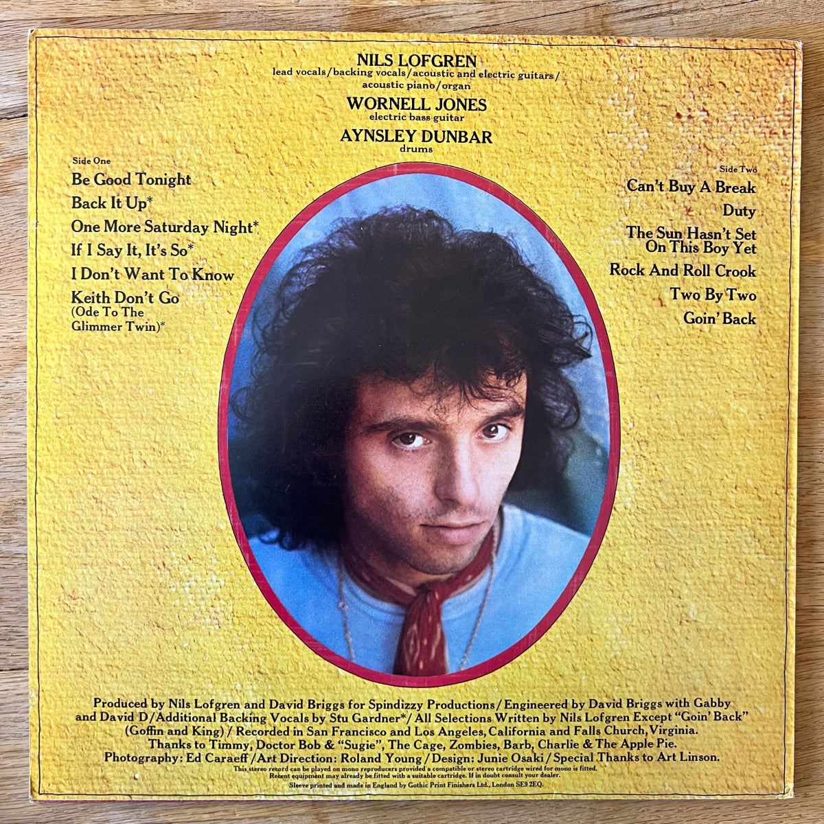 Nils Lofgren - Same / 1. UK-Press. 1975 - (M-/VG++)