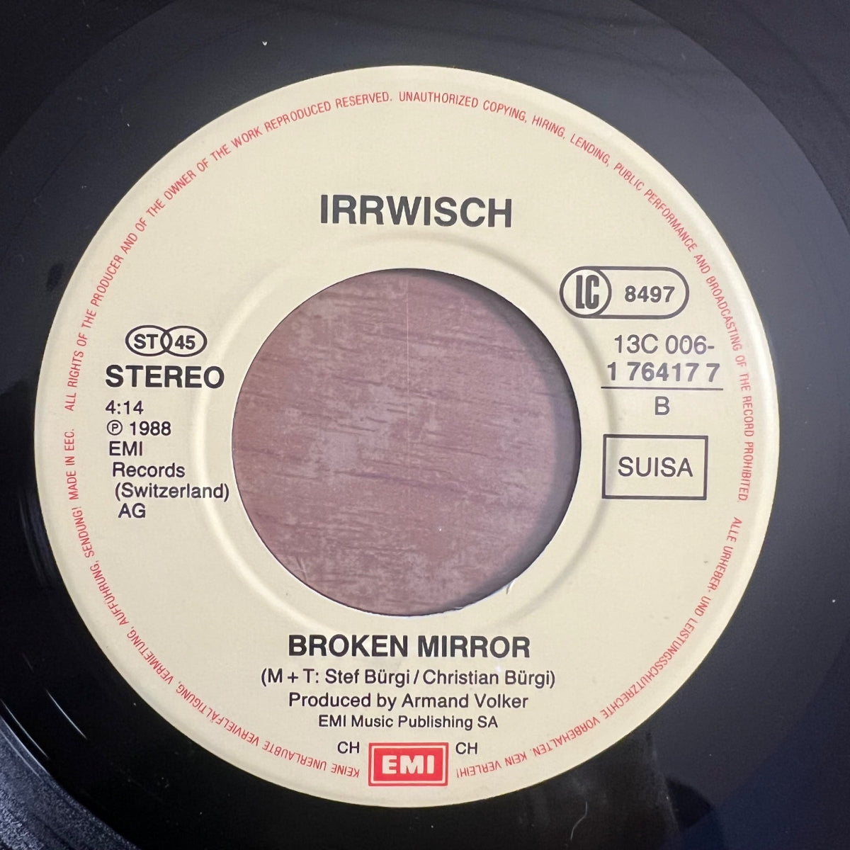 Irrwisch - Bad News / 1er Swiss-Press. 1988 - (M-/M-)