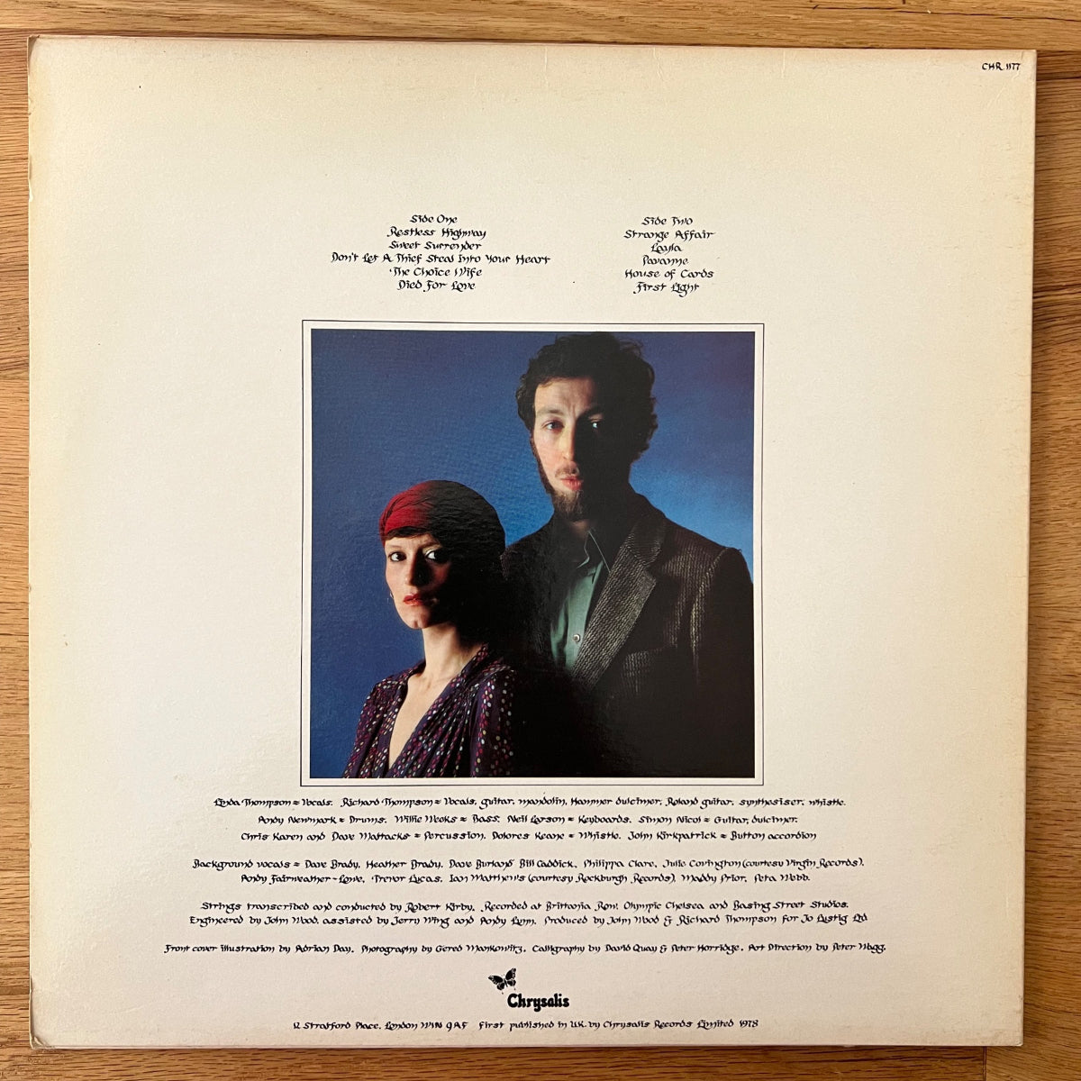 Richard & Linda Thompson - First Light / 1. UK-Press. 1978 - (VG++/VG++)