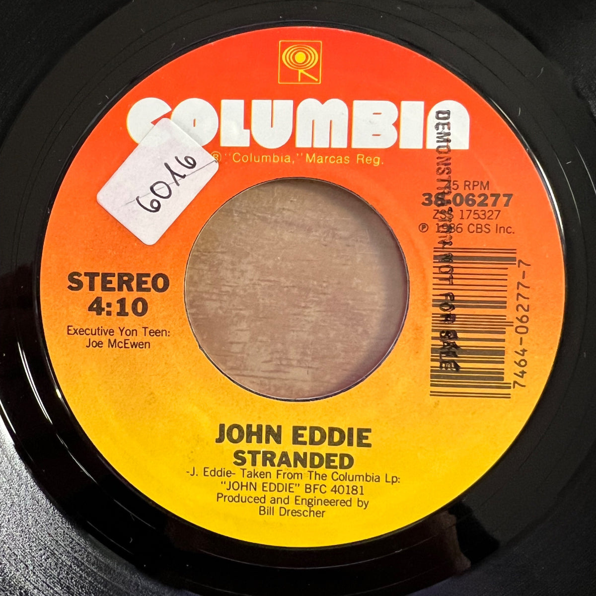 John Eddie - Stranded / 1. US-Press. 1986 - (M-/M-)