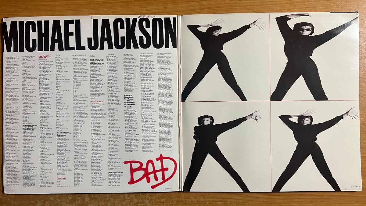 Michael Jackson - Bad / 1. EU-Press. 1987 - (M-/VG++)