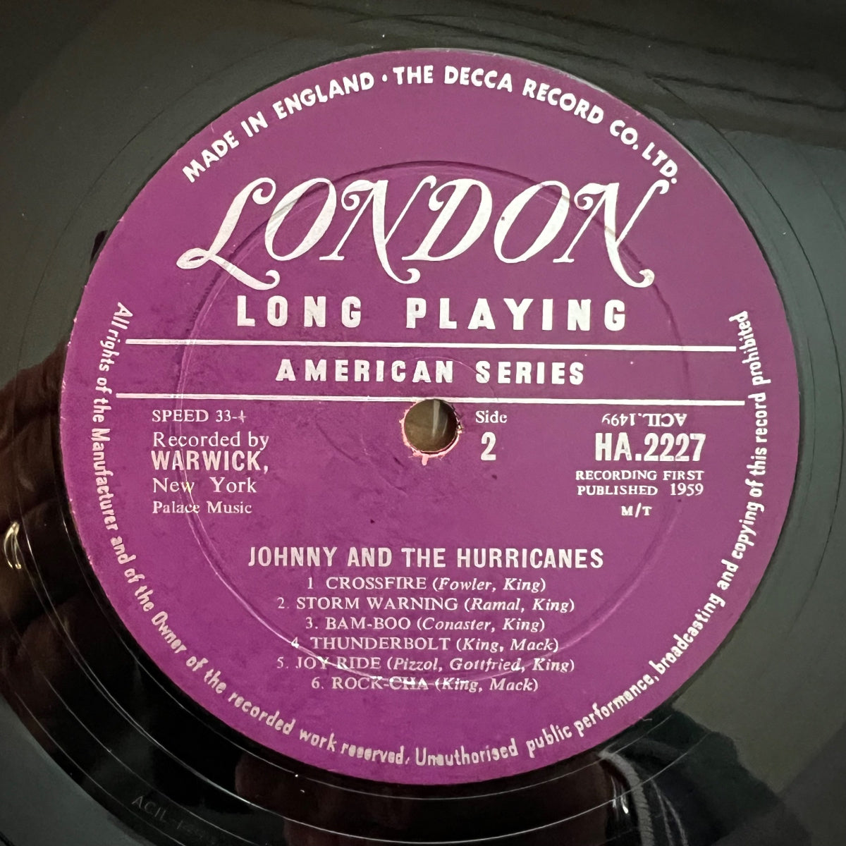 Johnny & The Hurricans - Same / UK-Press. 1963 - (M-/VG++)