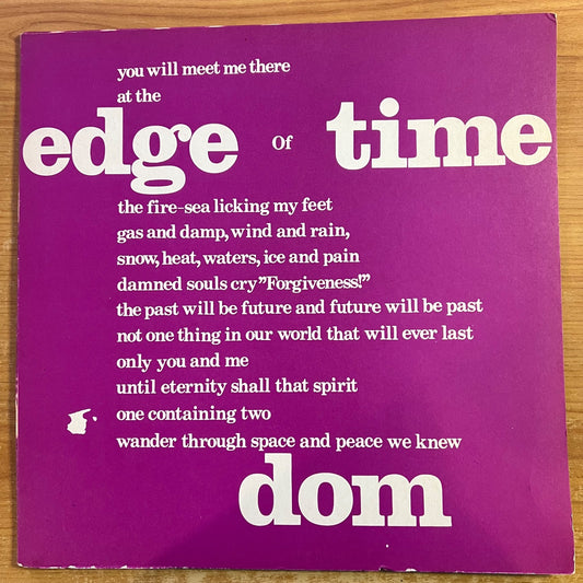 Dom - Edge Of Time // 1. D-Press. 1972 - (M-/VG++)