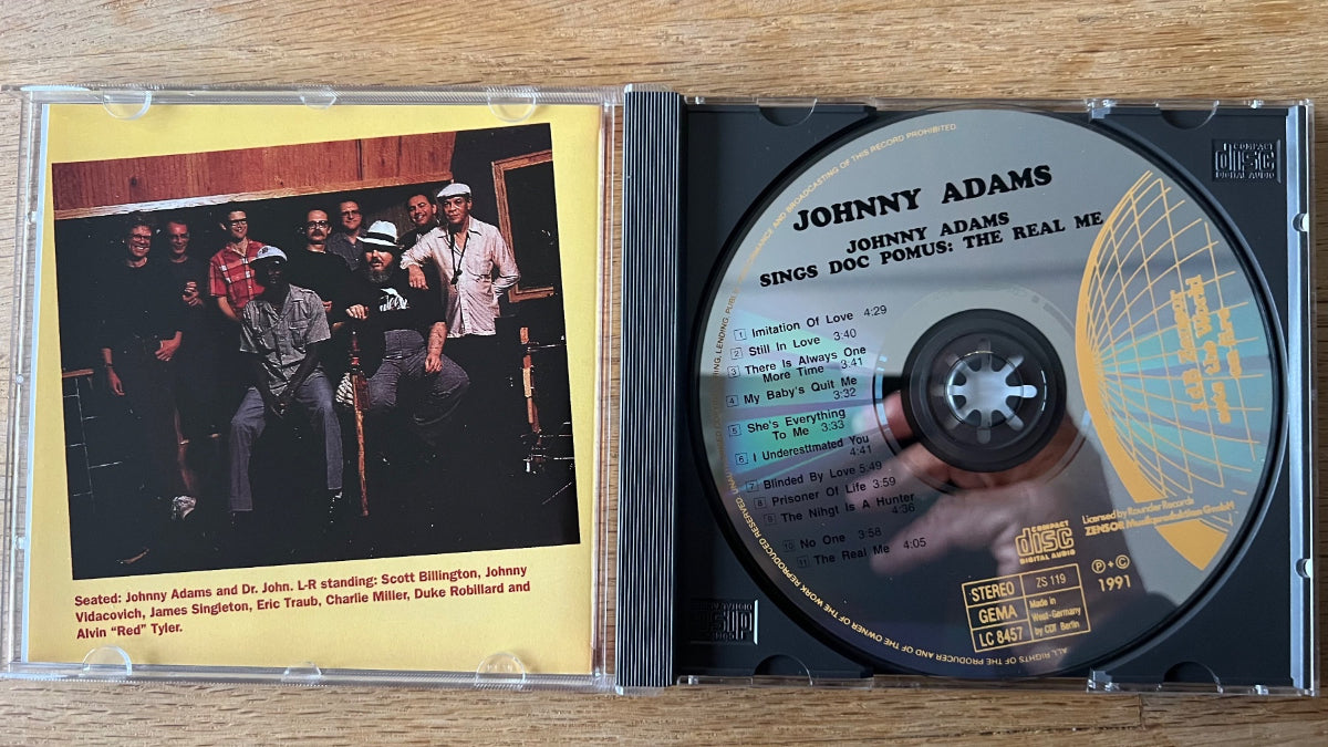 Johnny Adams - Sings Doc Pomus / CD - 1ère édition numérique. 1991 - (M-/M-)
