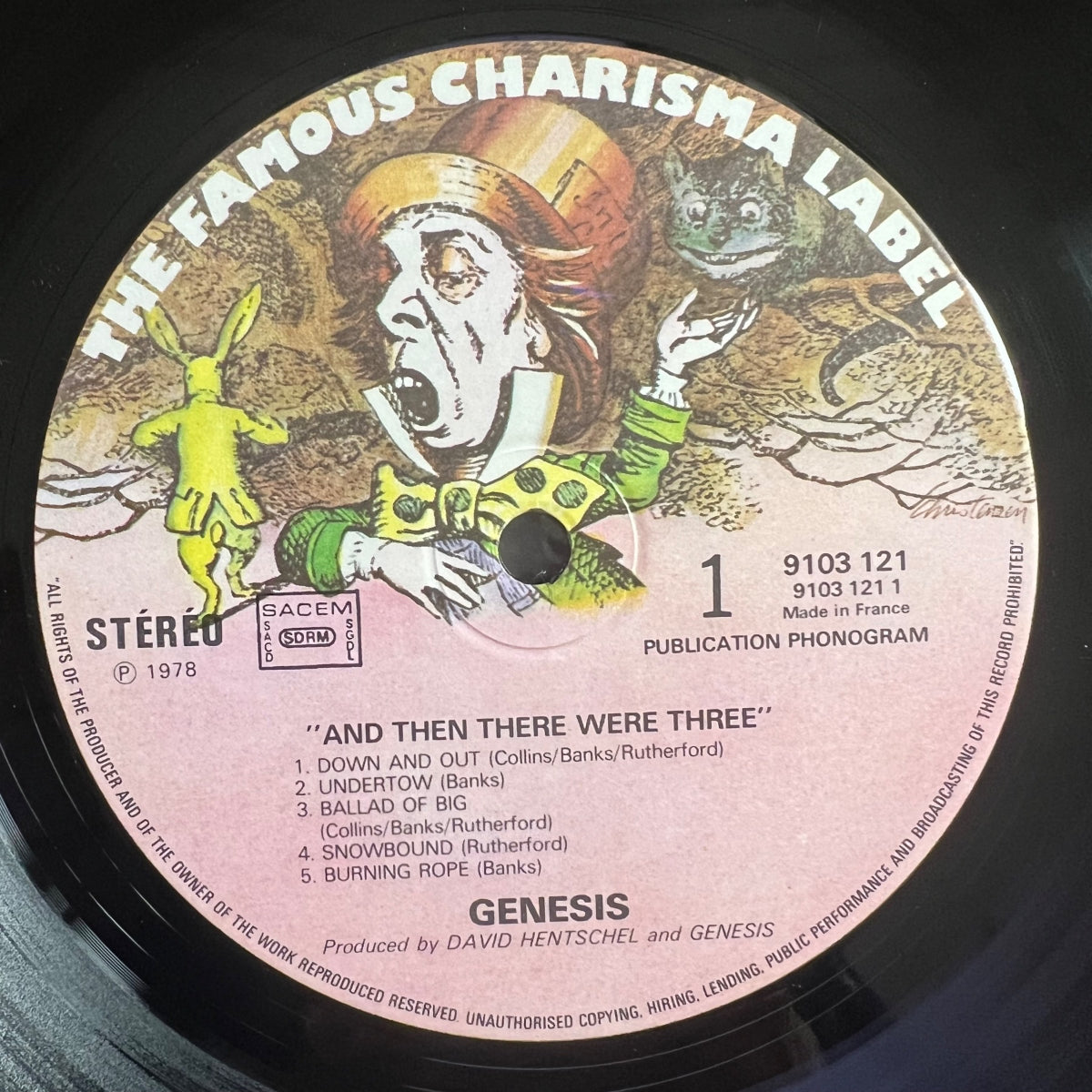 Genesis - And Then There Where Three / 1. France-Press. 1978 - (M-/VG++)