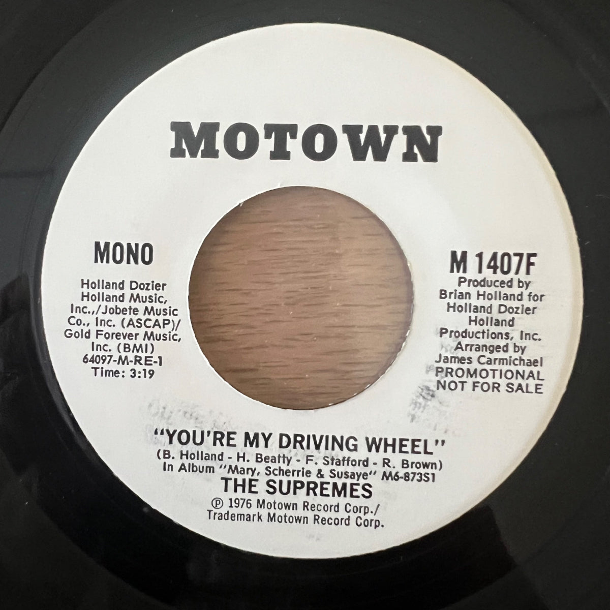 Supremes - You're My Driving Wheel / US-Promo 1976 - (M-/Neutral)
