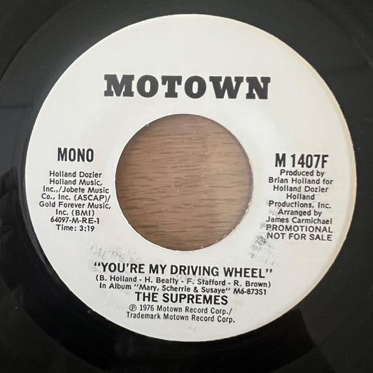 Supremes - You're My Driving Wheel / US-Promo 1976 - (M-/Neutral)