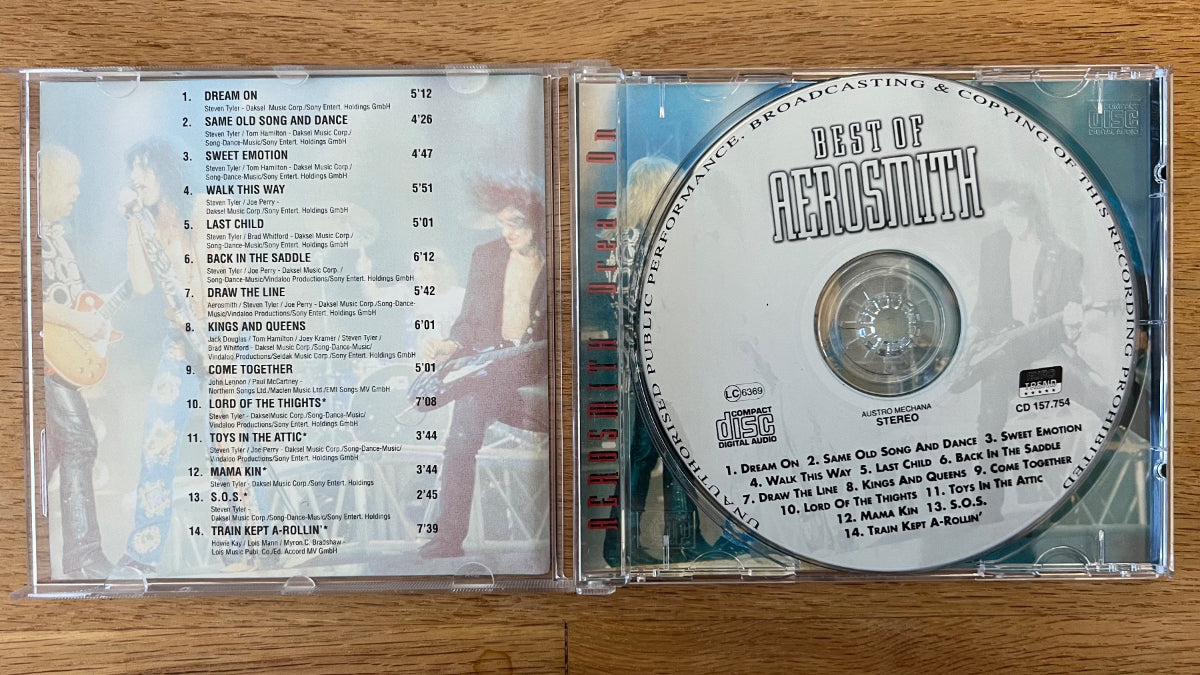 Aerosmith - Dream On, Best Of / CD - Austria-Press. 198?