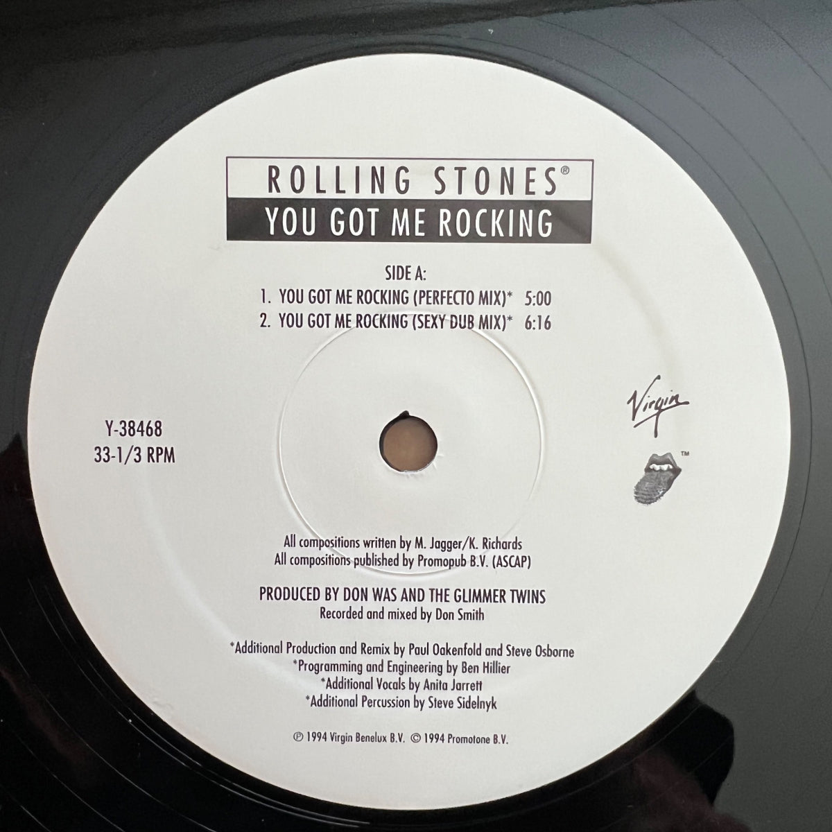 Rolling Stones - You Got Me Rocking / 12" Maxi - 1. US-Press. 1994 - (M-/M-)