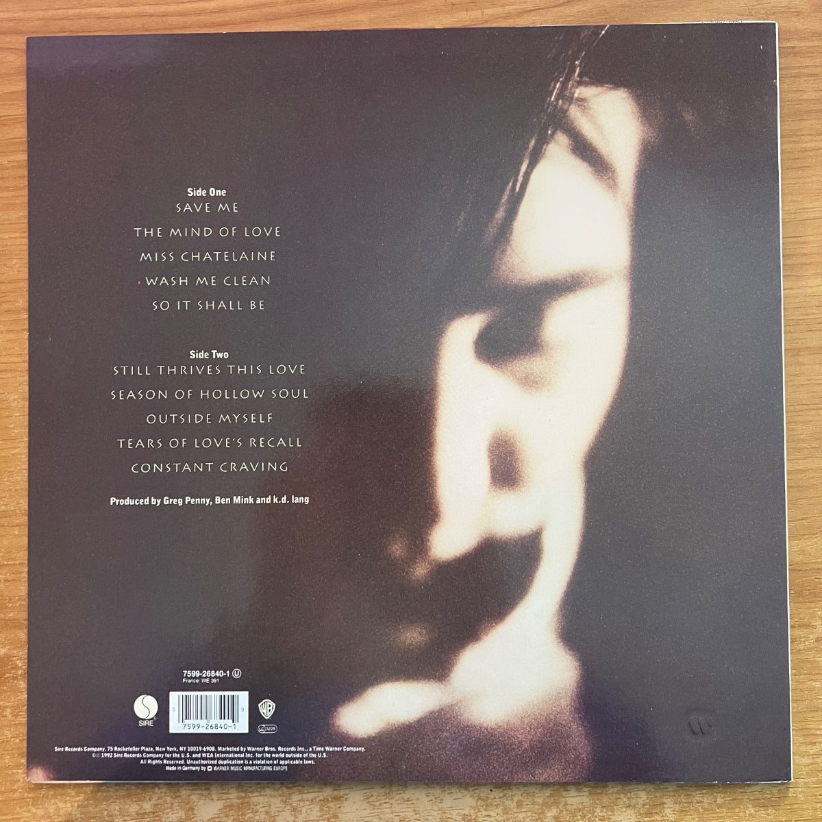 K.D. Lang - Ingénue / 1. D-Press. 1992 - (Mint)
