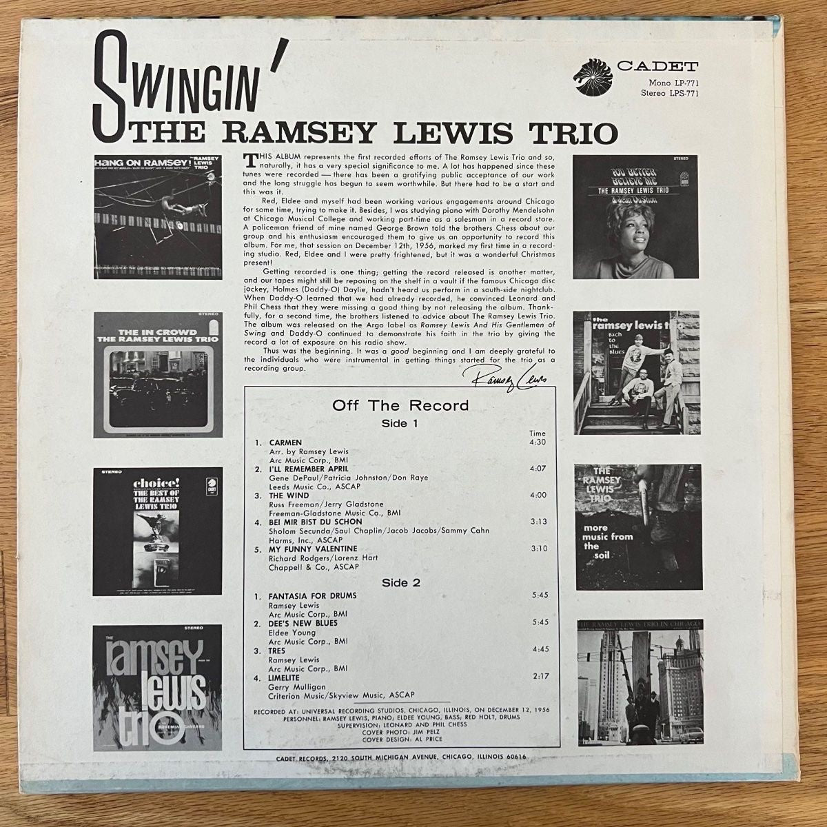 Ramsey Lewis - Swingin' / US-Press. 1966 - (M-/VG++)