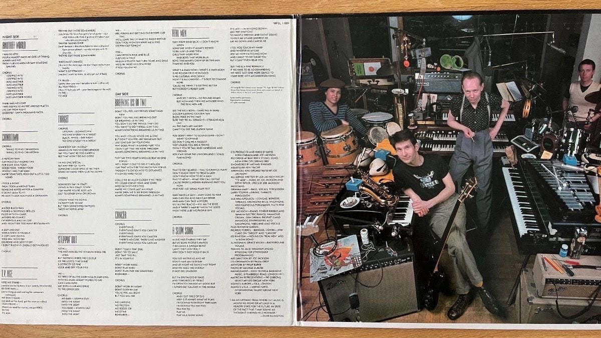 Joe Jackson - Night And Day / Audiophile MFSL 1983 - (M-/VG++)