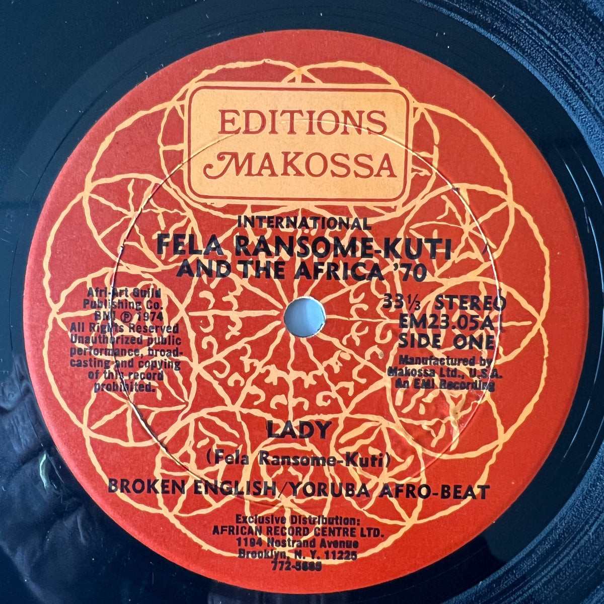 Felà Kuti & Africa 70 - Shakara / 1. US-Press. 1974 - (M-/VG+)