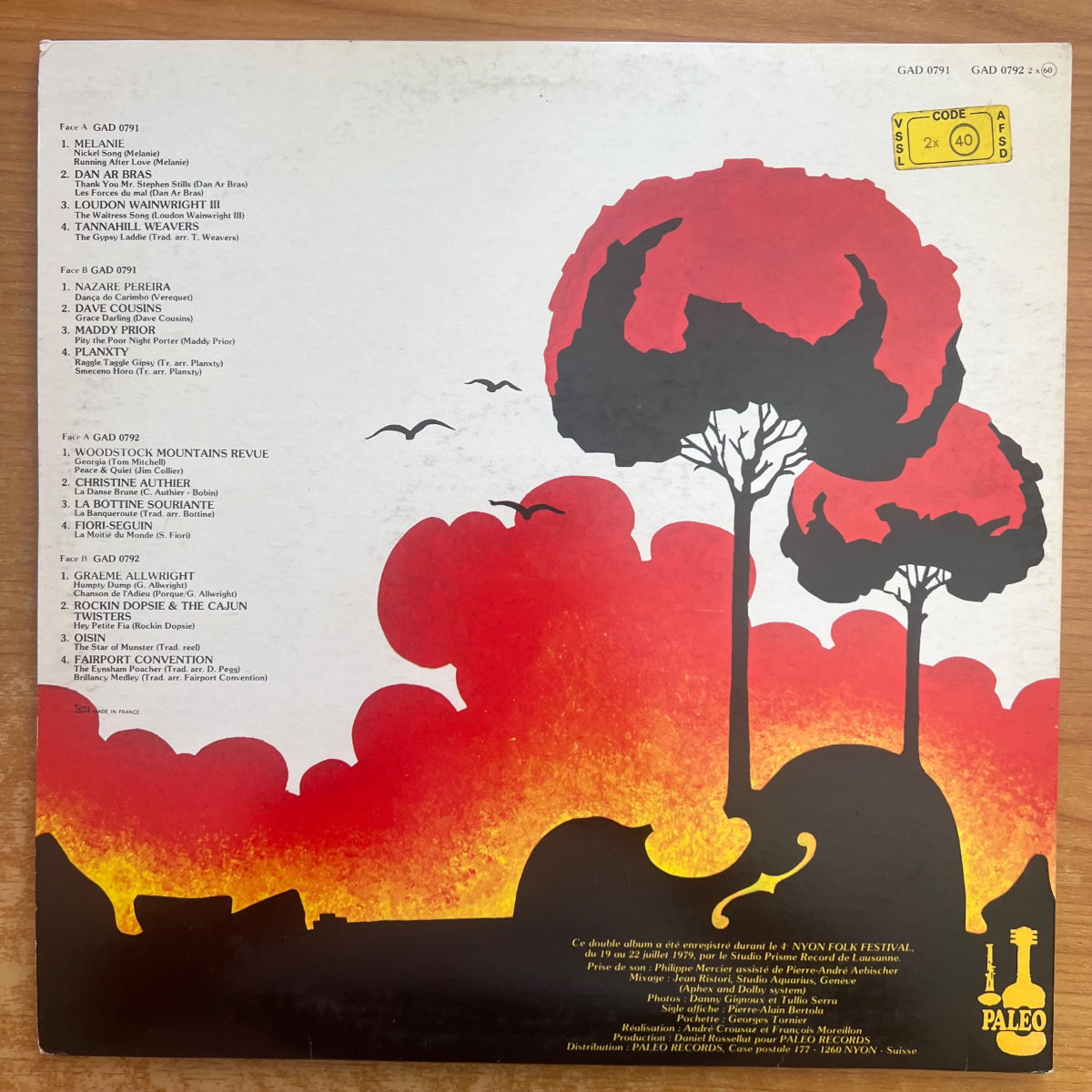 Various - Nyon Folk Festival 1979 / 2 LP - 1. France 1979 - (M-/VG++)
