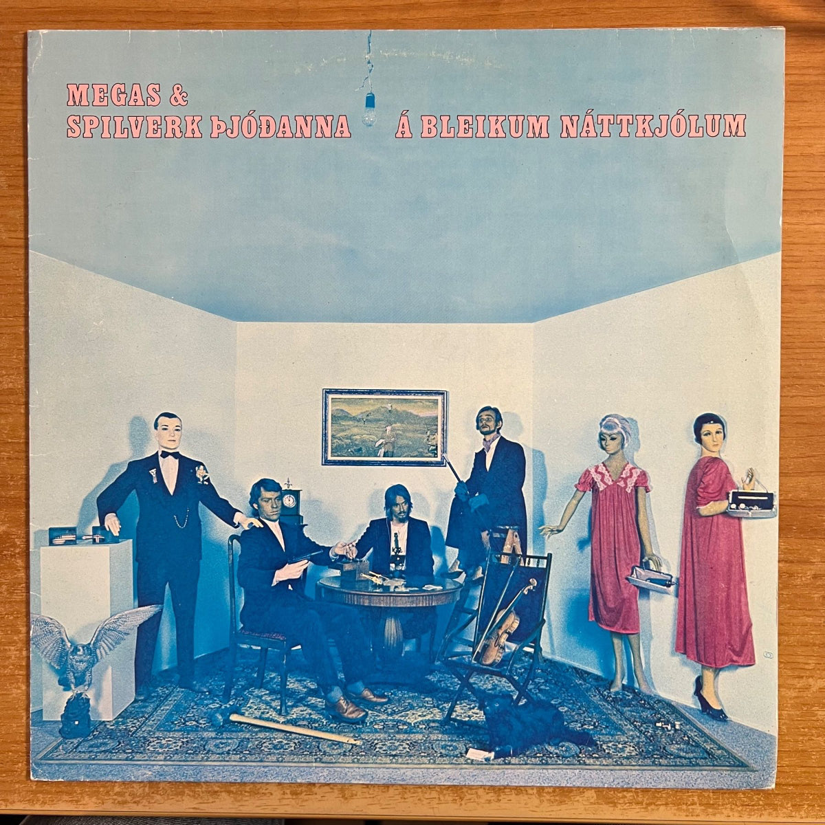 Megas & Spilverk Pjodanna - A Bleikum Kattkjolum / Island/NL-Press. RE - (VG+/VG+)