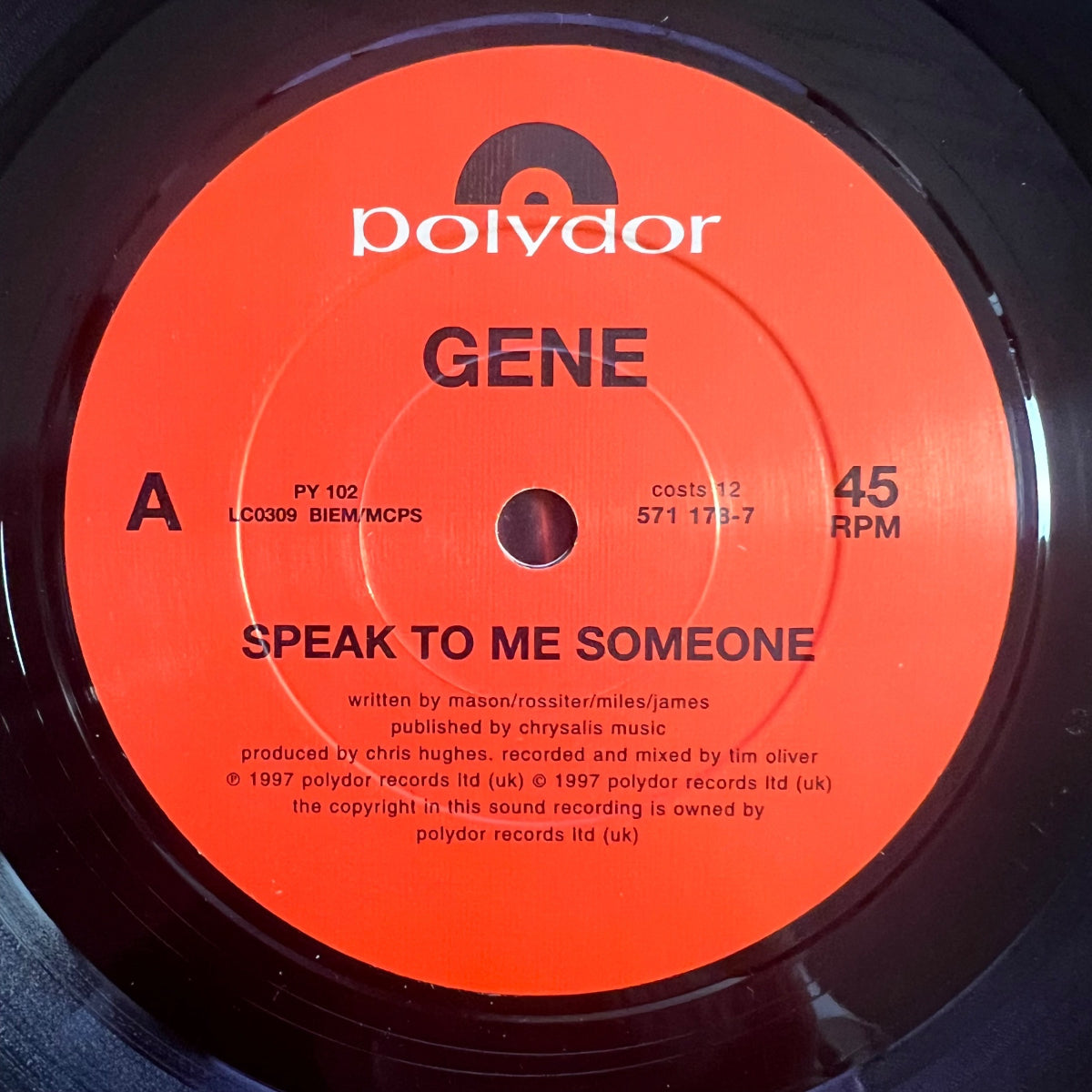 Gene - Speak To Me Someone / 1. UK-Press. 1997 - TOP