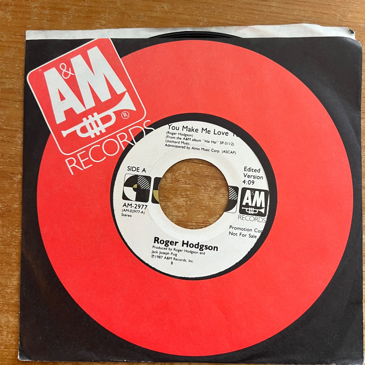 Roger Hodgson - You Make Me Love You / US-Promo 1987 - (M-/M-)