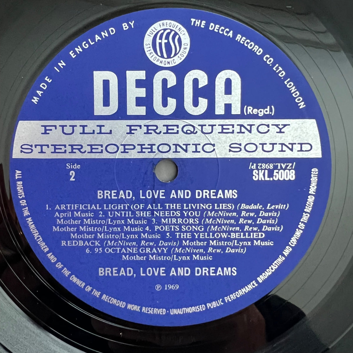 Bread Love And Dreams - Same / 1. UK-Press. 1969 - (M-/M-)
