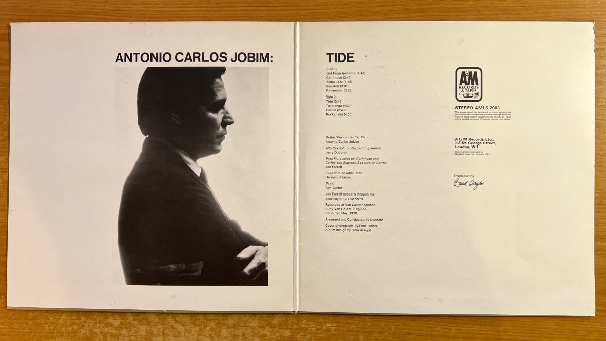 Antonio Carlos Jobim - Tide / 1. UK-Press. 1970 - (M-/VG++)