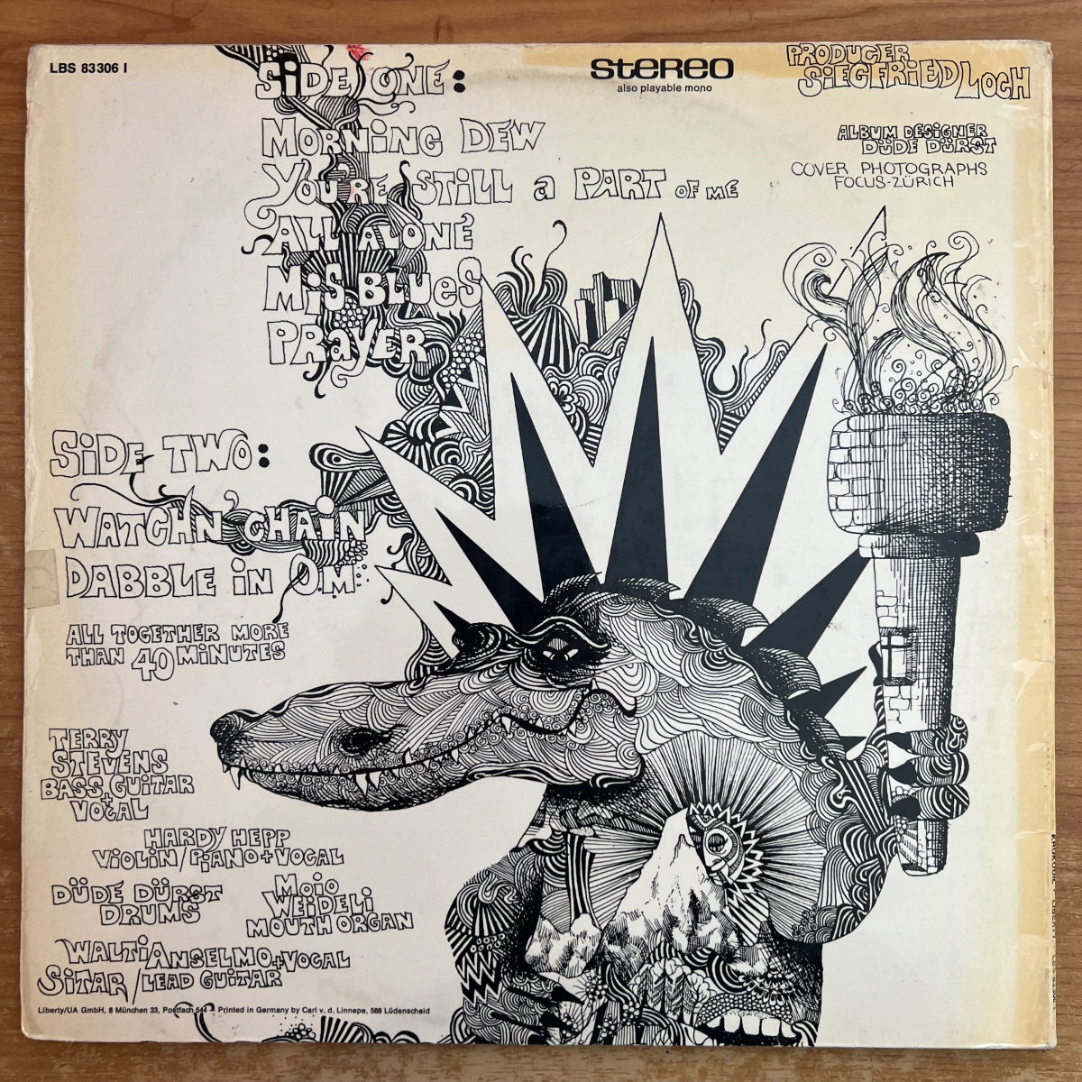 Krokodil - Same / 1. D-Press. 1969 - (VG+/VG+)