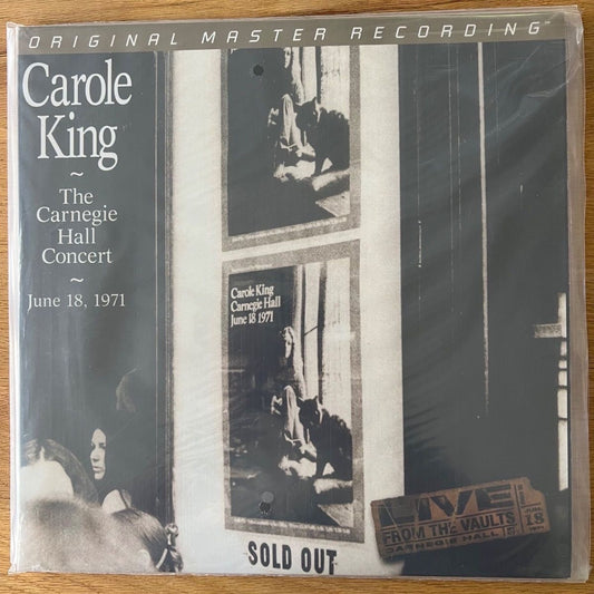 Carole King - The Carnegie Hall Concert / 2 LP- Audiophile MFSL 2011 - Mint & Sealed)