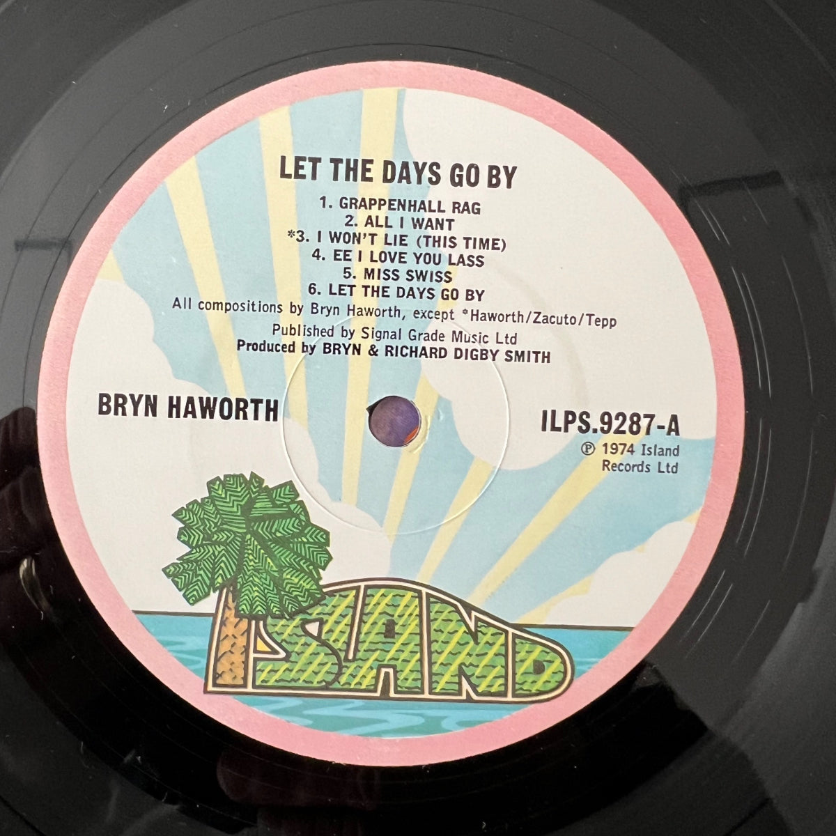 Bryn Haworth - Let The Days Go By / 1. UK-Press. 1974 - (M-/M-)