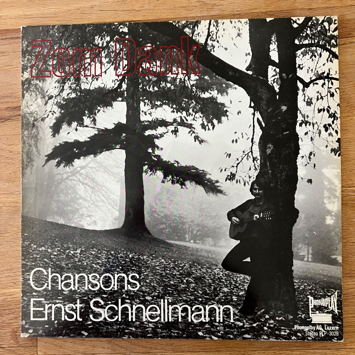 Ernst Schnellmann - Zum Dank, Chansons / 1. Swiss-Press. 197? - (M-/M-)