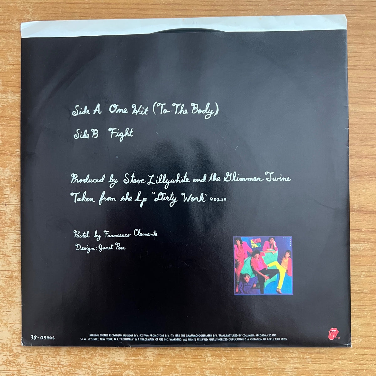 Rolling Stones - One Hit (To The Body) / 1. US-Press. 1986 - (M-/M-)