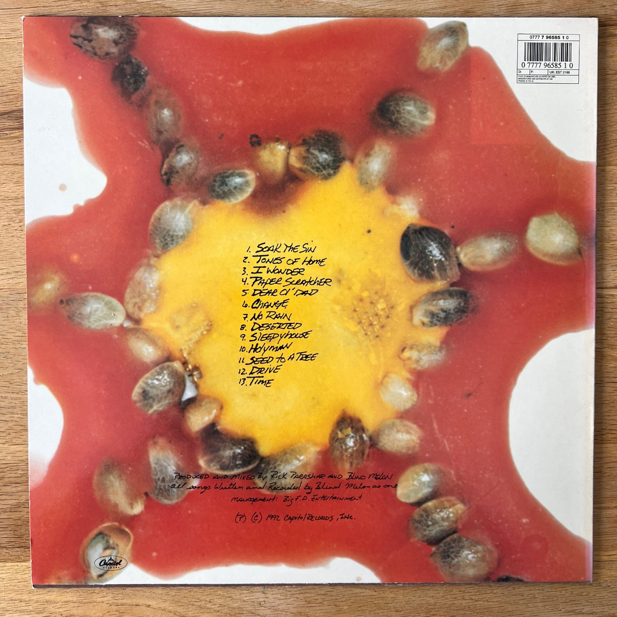 Blind Melon - Same / 1. UK-Press. 1992 - (M-/M-)