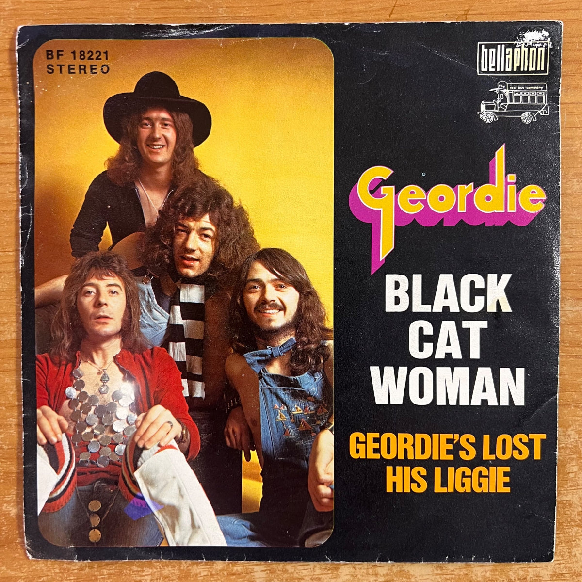 Geordie - Black Cat Woman / 1. D-Press. 1973 - (VG+/VG+)