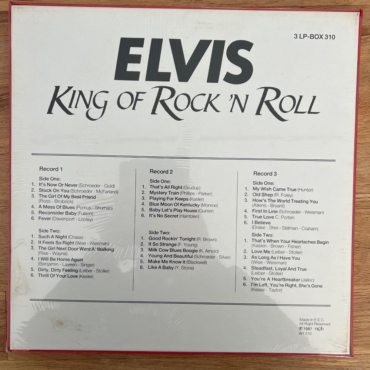 Elvis Presley - King Of Rock 'N Roll / 3 LP Box - 1st EU Press. 1987 - (Mint &amp; Sealed)